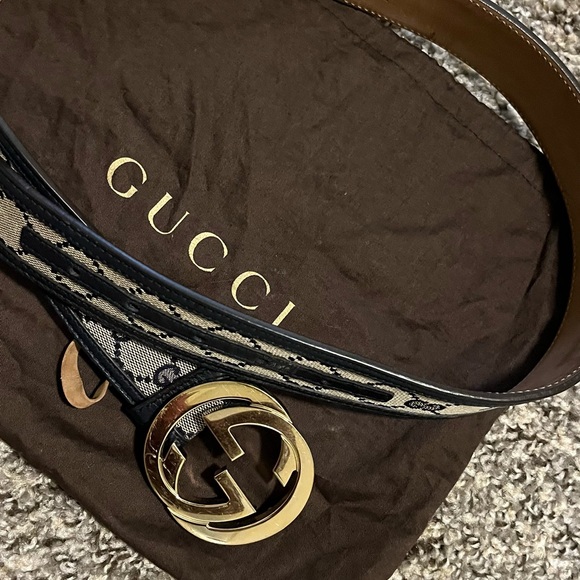 Gucci monogram belt - Picture 6 of 7
